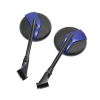 Carbon Coloured Round Mirrors - Image 3