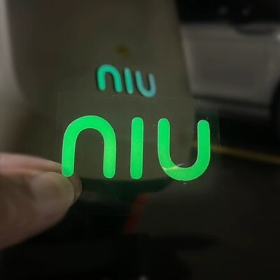 NIU Fluorescent Logo Sticker