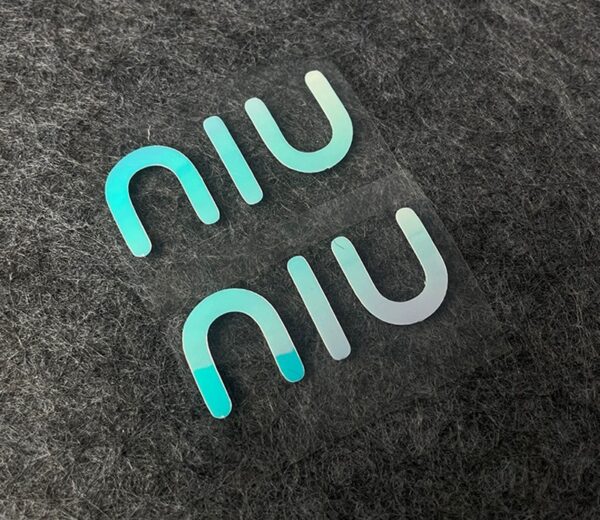 NIU Fluorescent Logo Sticker - Image 4