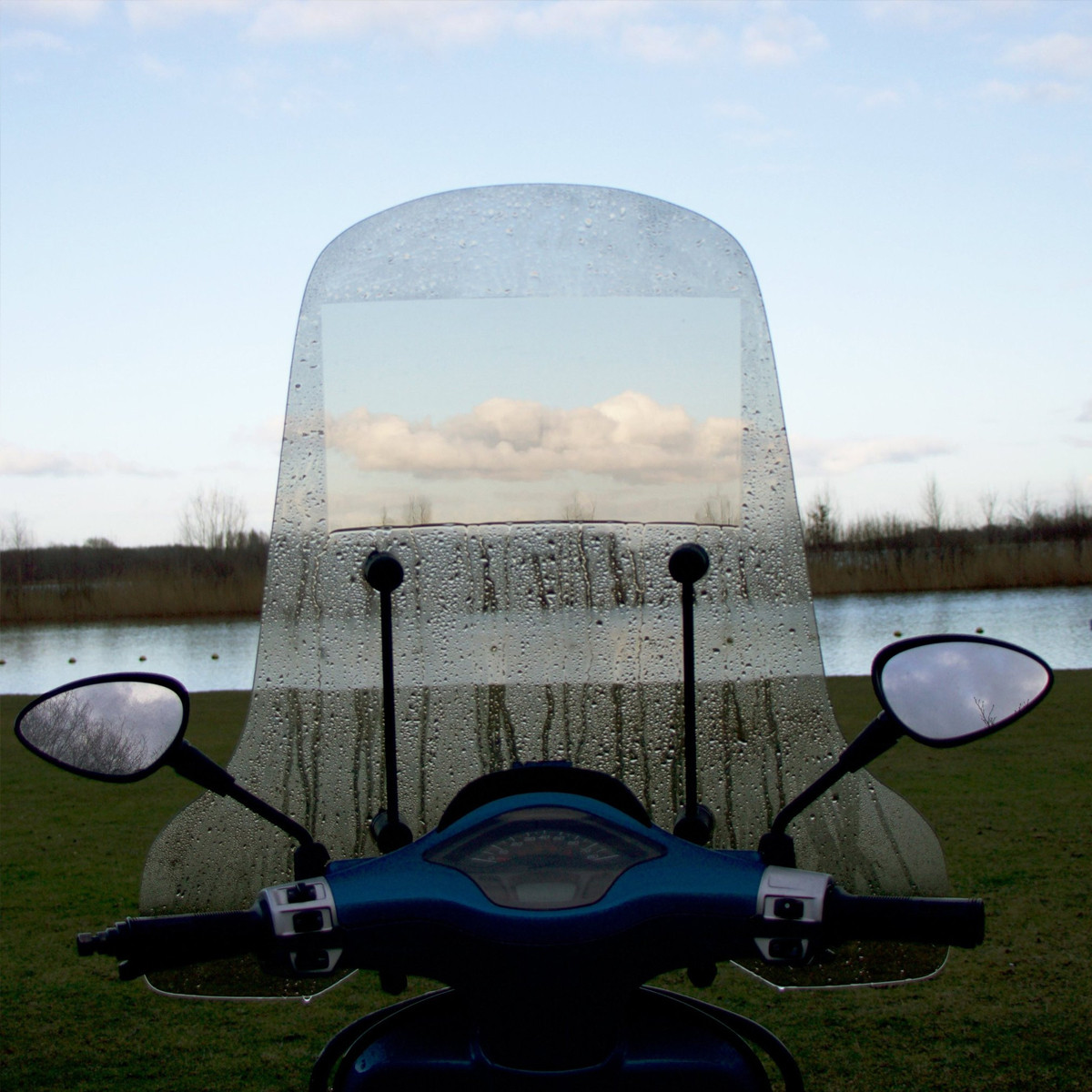 Scooter Windshield Anti Rain / Fog / Dust Sticker